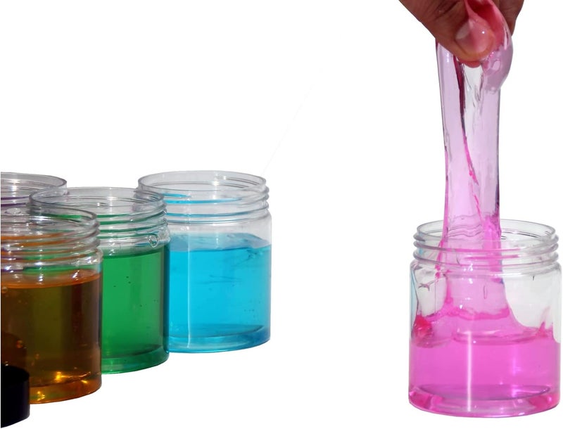 hodooly 8 oz Plastic Containers with Lids and 4oz Small Containers Set of 12 Plastic Jars with Lids Cosmetic Jar for Body Butter Bath Salt Slime and Beauty Product - Image 4
