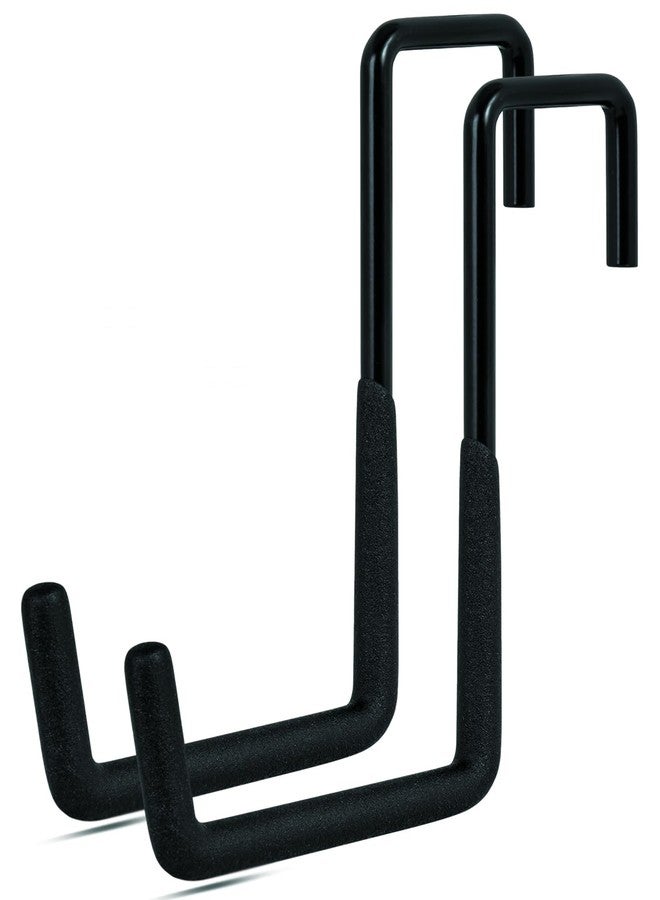 Gueryee Rafter Hangers Hooks 2 Pcs, Upgraded Fence Hangers Hooks, Bike Hooks for Garage Wall, Heavy Duty Garage Ladder Storage Hooks, Large S Hooks for Hanging Plants, Chairs, Cords, Hose and More - Image 1