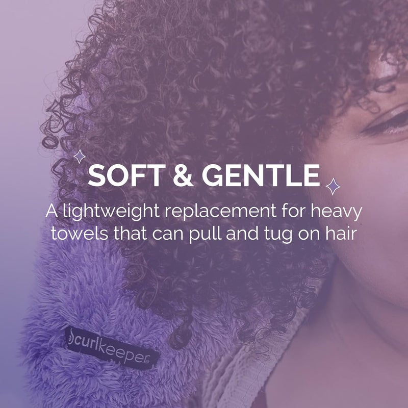 Curl Keeper Quick Dry Styling Gloves - Lightweight & Super Absorbent Microfiber Gloves - Super Soft Quick Drying Mitten for All Hair Types - Frizz Free Towel Gloves - Image 4