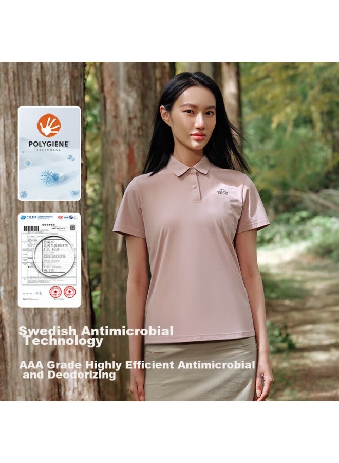PELLIOT Pelliot Outdoor Polo Shirt For Men And Women, Quick-dry T-shirt, Summer Casual Short-sleeve Collared Top, 11421533, Gray, 3xl - Image 2