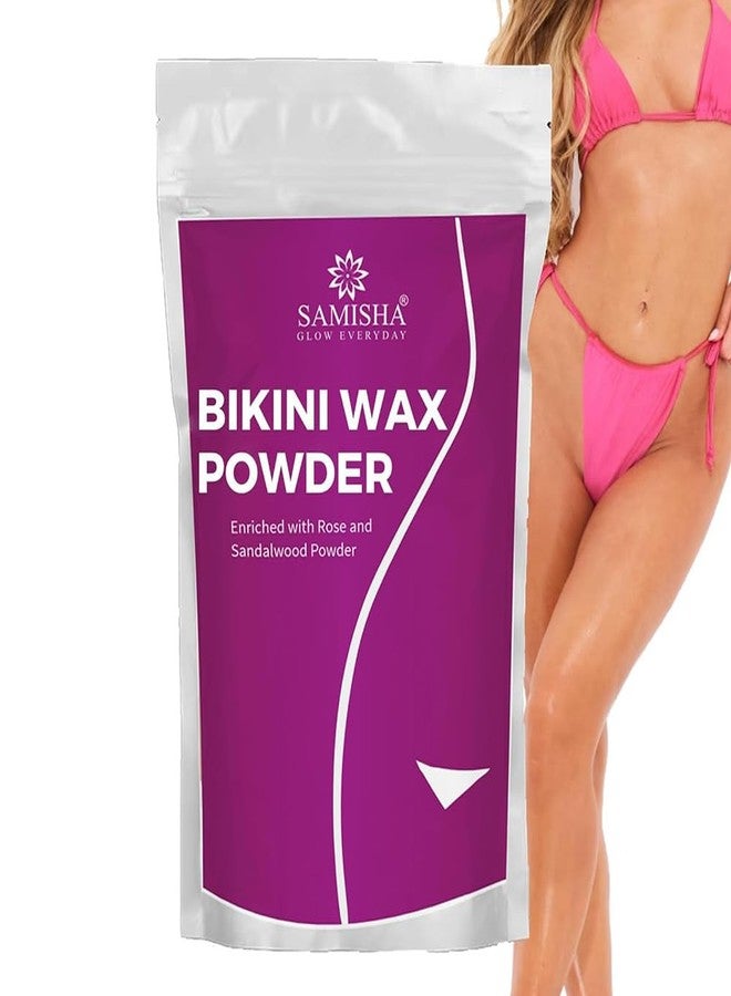 ساميشا بودرة ساميشا لإزالة شعر منطقة البكيني | بودرة لإزالة شعر منطقة البكيني للنساء | إزالة شعر غير مؤلمة في 5 دقائق لجميع أنواع البشرة، اليدين، الساقين، الإبطين، منطقة البكيني والمناطق الحساسة | 100 غرام - Image 1