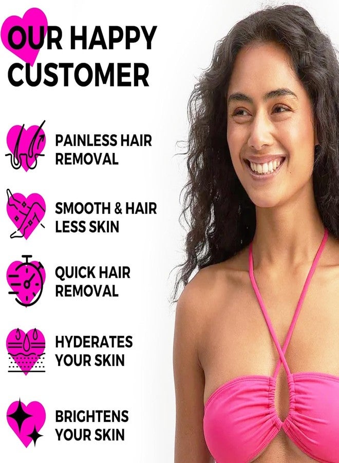 ساميشا بودرة ساميشا لإزالة شعر منطقة البكيني | بودرة لإزالة شعر منطقة البكيني للنساء | إزالة شعر غير مؤلمة في 5 دقائق لجميع أنواع البشرة، اليدين، الساقين، الإبطين، منطقة البكيني والمناطق الحساسة | 100 غرام - Image 4