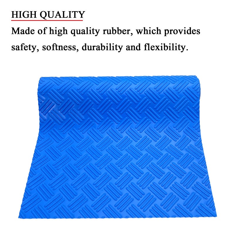 SKARUMMER SKARUMMER Swimming Pool Ladder Mat - Protective Pool Ladder Pad Step Mat with Non-Slip Texture, Blue Medium Pool Step Mat, 36 inch X 9 inch  - Image 2