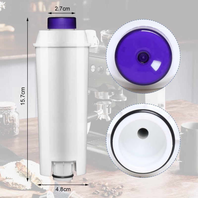 DIYOLE 4Packs Dlsc002 Coffee Water Filter For Delonghi Water Filter Replacement  Compatible With Ecam  Esam  Etam  Ec680  Ec800 - Image 3