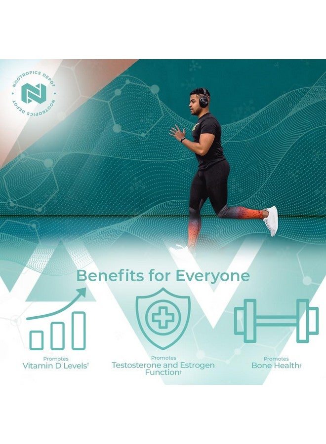 Nootropics Depot Boron Glycinate Capsules | 50mg | Delivering 6mg Elemental Boron | Testosterone, Inflammation, Immune, & Cognitive Support | 120 Count - Image 3