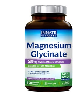 Magnesium Glycinate 500mg 120 Veggie Caps