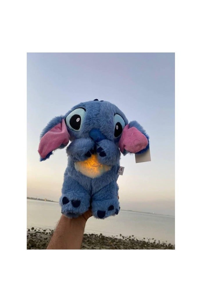 STITCH Stitch Breathing Teddy Bear with Music and Lights - Entertainment and Amusement for Children - Interactive Stuffed Doll - Girls - Boys - Kids - Adults - Birthday Gift - Image 1