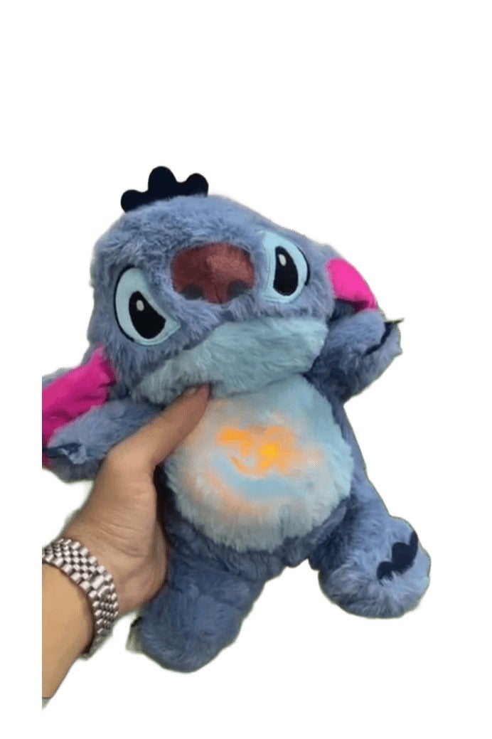 STITCH Stitch Breathing Teddy Bear with Music and Lights - Entertainment and Amusement for Children - Interactive Stuffed Doll - Girls - Boys - Kids - Adults - Birthday Gift - Image 2