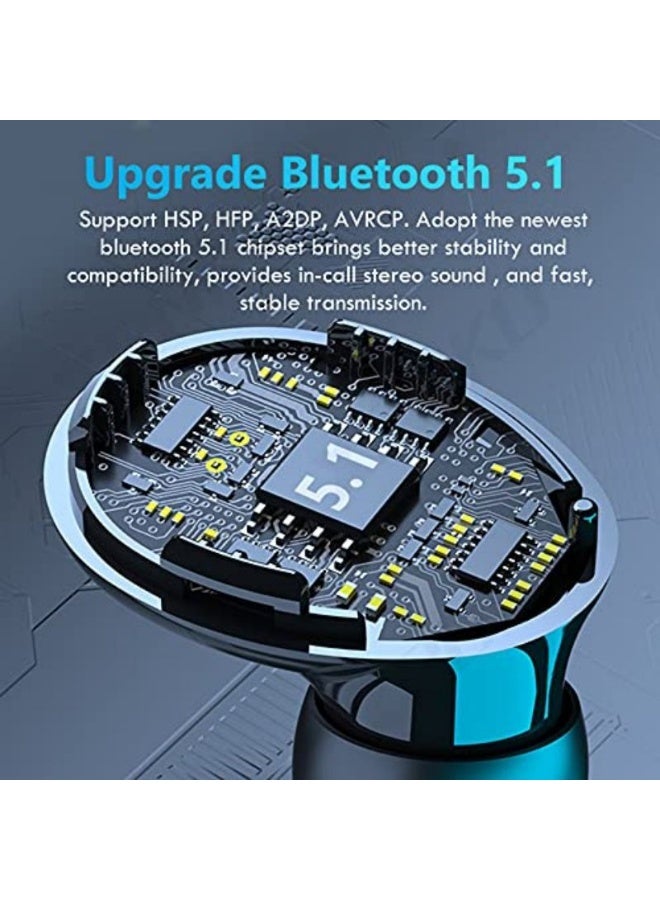 M10 TWS Bluetooth 5.1 In Ear Earphones 3500mAh Charging Box Wireless Headphone Stereo Sports Waterproof Earbuds Headsets with Microphone - Image 4