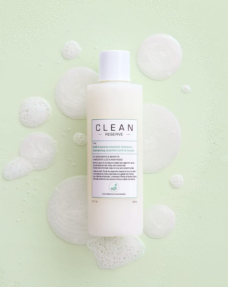 CLEAN RESERVE Buriti & Tucuma Essential Hair Shampoo | Vegan - Image 3