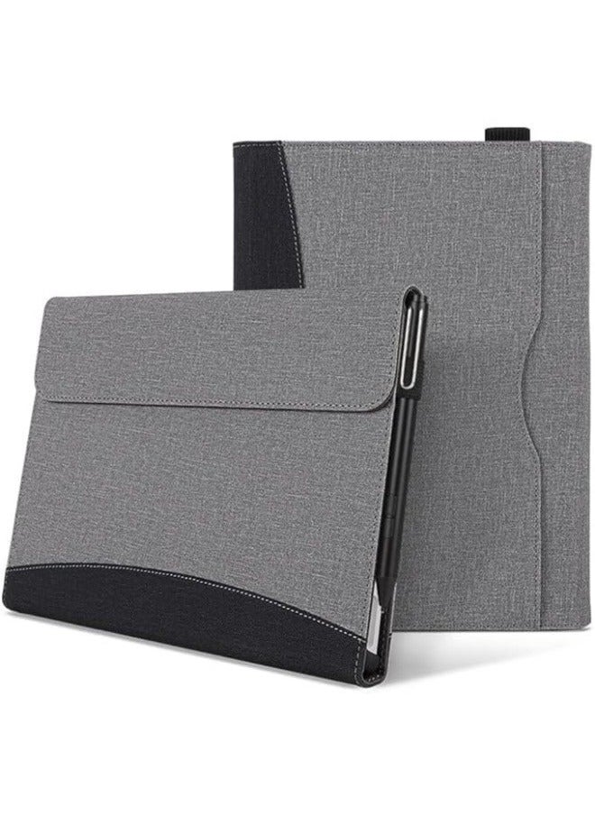 Case Compatible with Microsoft Surface Pro 11 (2024) 13-inch Tablet, Sleeve Pouch Cover for Stand PU Leather  - Image 1
