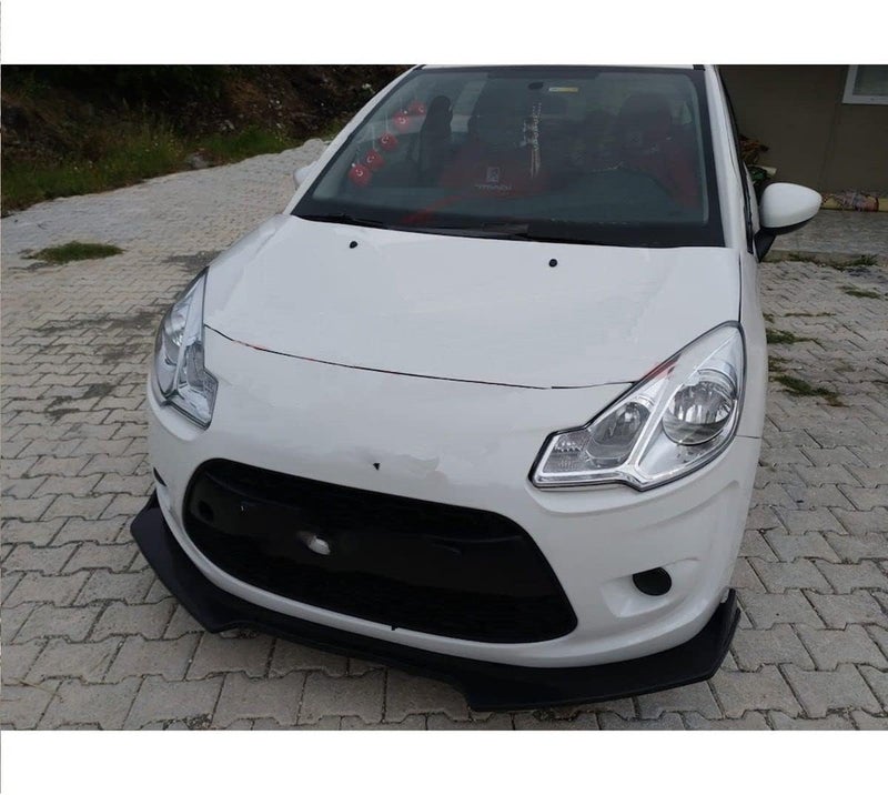 Wivplex 3 Pcs Car Front Bumper Lip Splitter Diffuser Kit for Citroen C3 - Image 4
