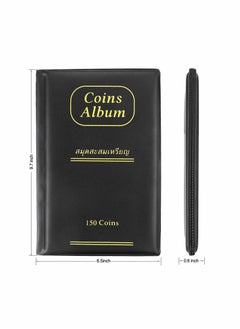 KASTWAVE Coin Collection Book, KASTWAVE 150 Pockets Coin Album, Coin Holders for Collectors, 1.77 x 1.77 Inch Souvenir Penny Book Perfect for Pressed Penny Coin  - Image 2