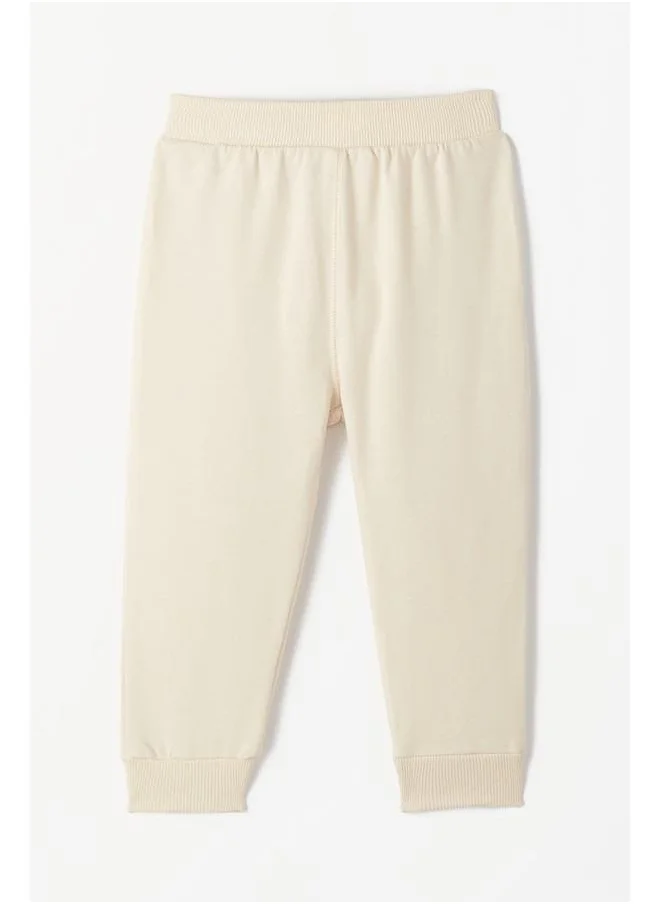 JUNE June Baby Basic Cotton Sweatpant Stone