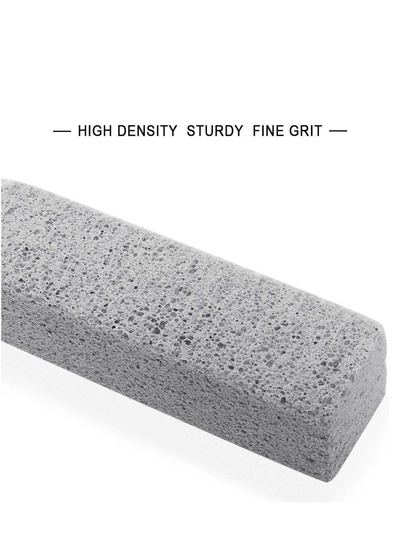 Excefore 4 Pack Pumice Cleaning Stone with Handle, Toilet Bowl Ring Remover Cleaner Brush Stains and Hard Water Ring Remover Rust Grill Griddle Cleaner - Image 5