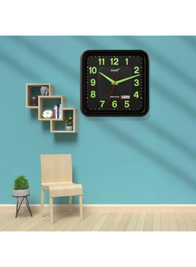 Ariel ساعة حائط أنالوج كواتز A1491 NG بحركة هادئة وتصميم حديث بسيط - Image 4