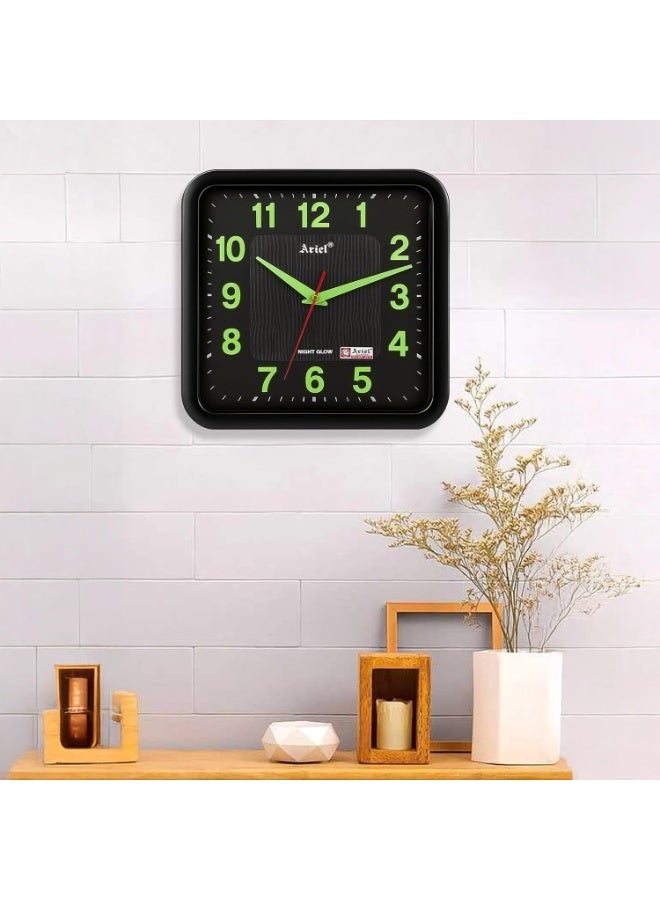 Ariel ساعة حائط أنالوج كواتز A1491 NG بحركة هادئة وتصميم حديث بسيط - Image 5