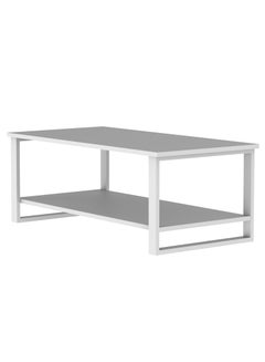 RIGID Double Decker Coffee Table Grey 45x120x60cm | Best Price UAE ...