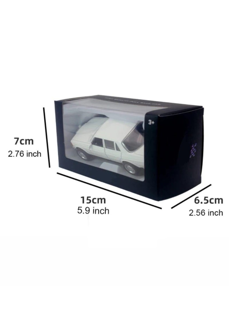 Old Metal Sedan Model Toy Car White Color Realistic Simulation Size 1:32 A Beautiful Looking Classic Car Useful For Playing Or Decorating The Room Or Office Or Placing It As A Decoration On The Shelves Of The Hair House Or Used By Professional Photographers For Advertisements Or Backgrounds Or Adding It Inside A Masterpiece Of An Old Popular Model Of Heritage - Image 5