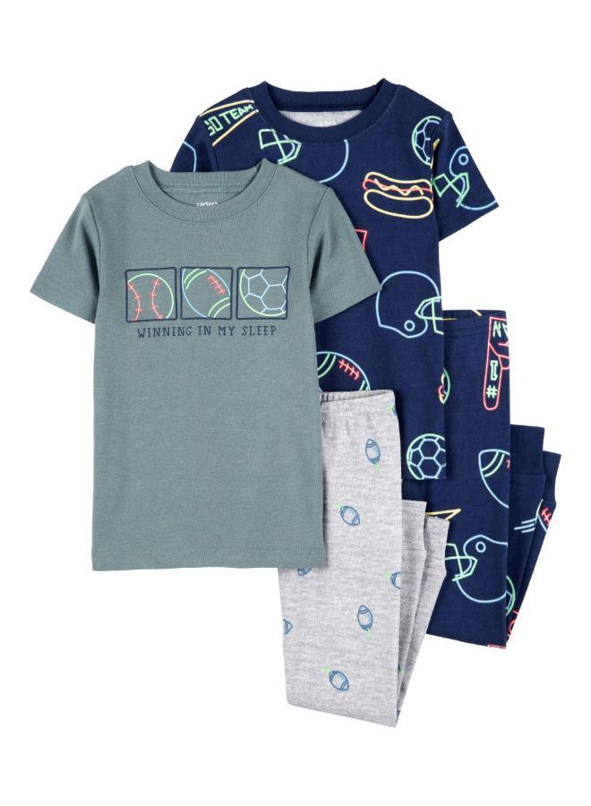 كارترز طقم بيجامات مطبوعة للأطفال  قطع - Image 1