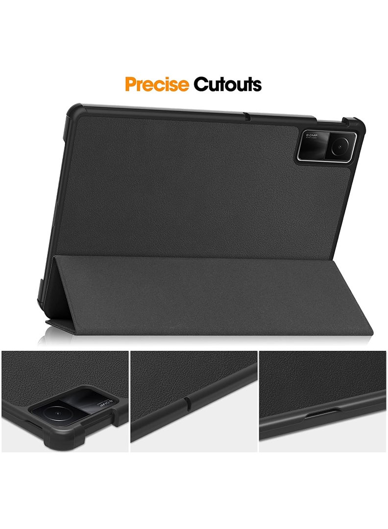 Theodor Protective Flip Case For Xiaomi Redmi Pad SE With Trifold Stand Auto Wake Sleep Shockproof Cover Putting Lipstick - Image 2