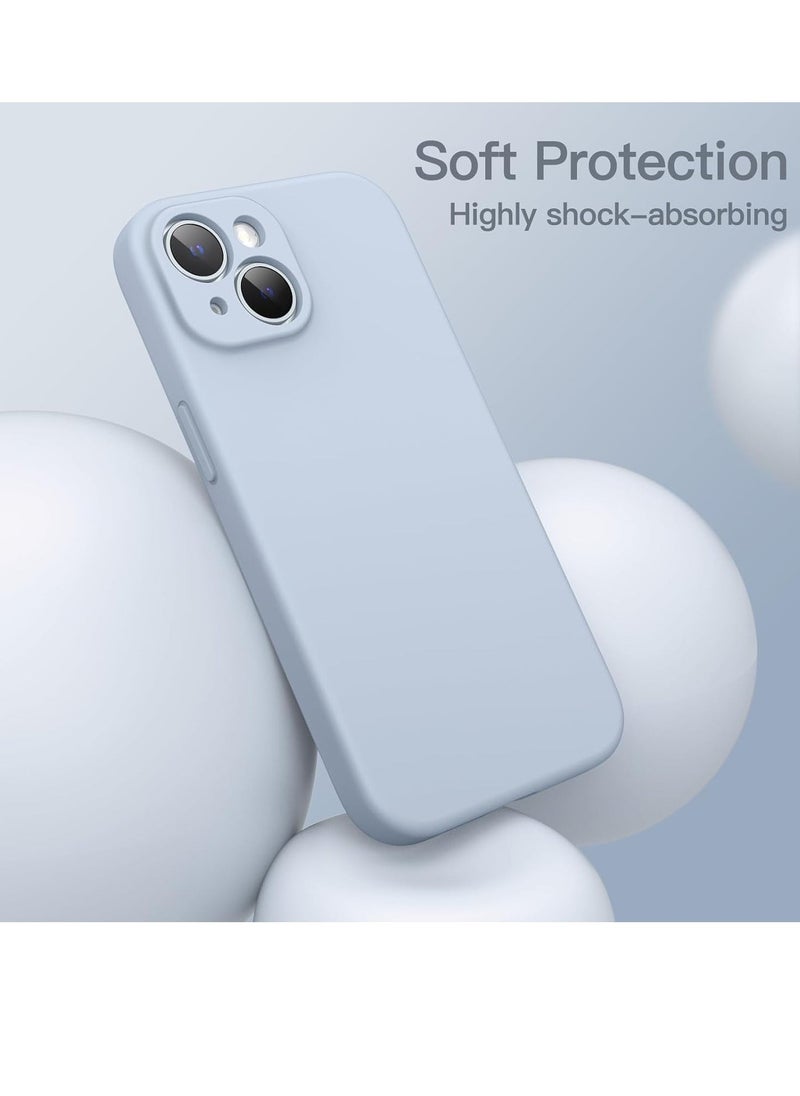 Raxoom ELTRAZONE Blue Magnetic Silicone Case for iPhone 15 â€“ 6.1-Inch, MagSafe-Compatible, Complete Camera Lens Protection - Image 5