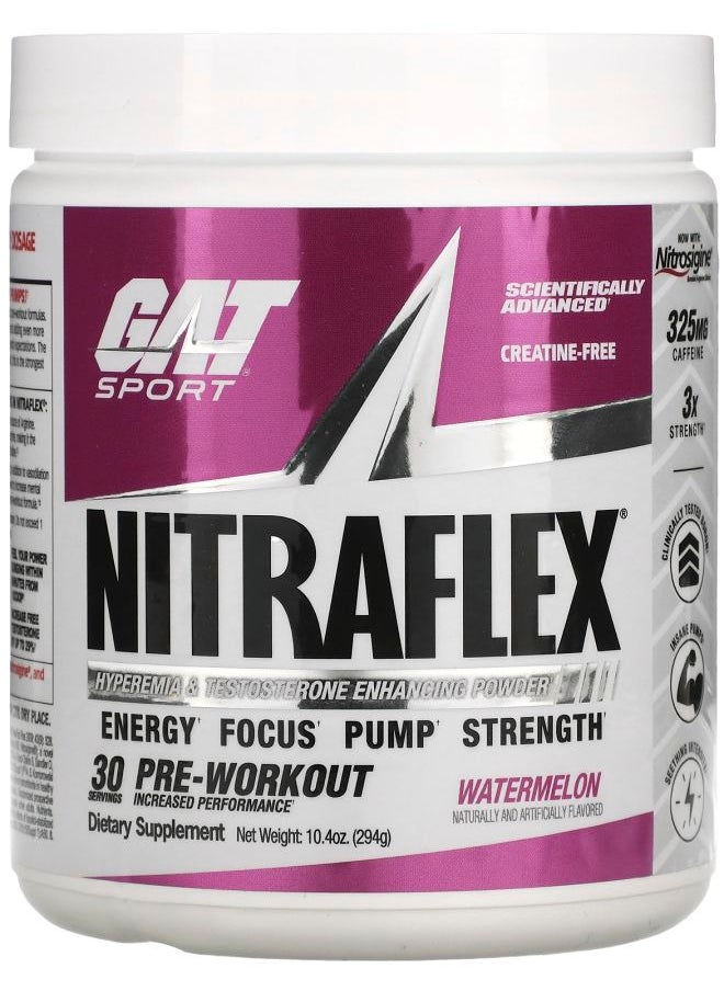 GAT Sport NITRAFLEX Watermelon 10.4 oz (294 g) 