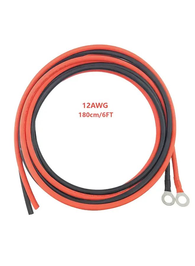 كابل تمديد ممتاز بطول 10 أقدام ومقاس 12AWG مع أطراف O Ring لتوصيل منظم الشحن والبطارية - Image 5