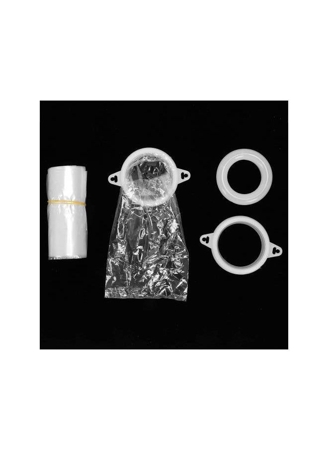 WYBOT - Colostomy Bags, 100pcs Comfortable Skin?Friendly Silicone Colostomy Pouch for Ileostomy Stoma Care for Sick Person - Image 1