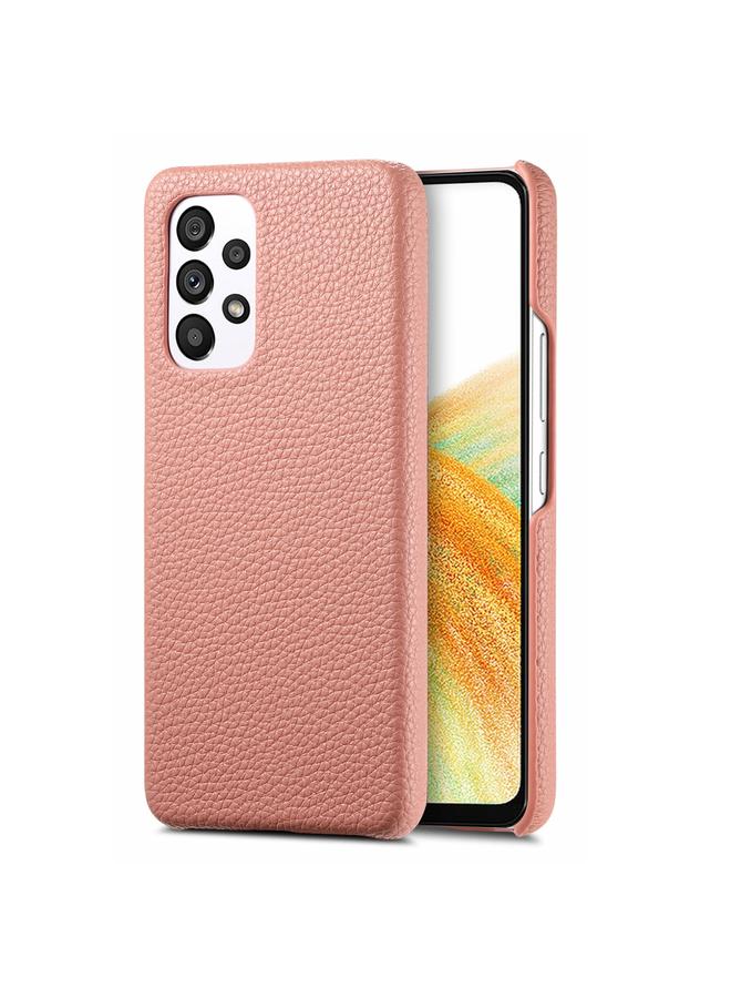 erorex Case For Samsung Galaxy A33 5G Litchi Oil Edge Leather Back Phone Case - Image 1