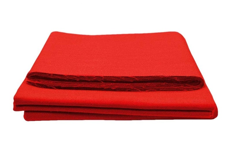 Generic KBA Pool Table Cloth in Red Color for 4ft x 8ft Pool Tables  - Image 3