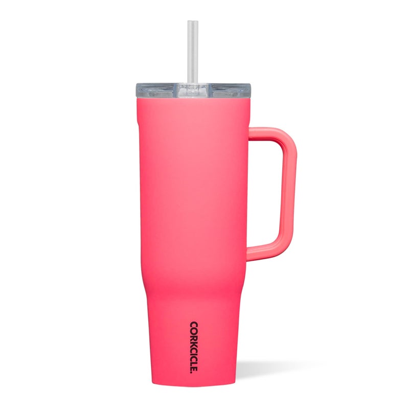 Corkcicle Cruiser Insulated Tumbler - Keeps Drinks Cold 20 Hours - Triple-Insulated Stainless Steel - Spill-Proof Lid - Summer Drinkware Gift - Keeps Drinks Ice Cold - 40 oz - Paradise Punch - Image 1
