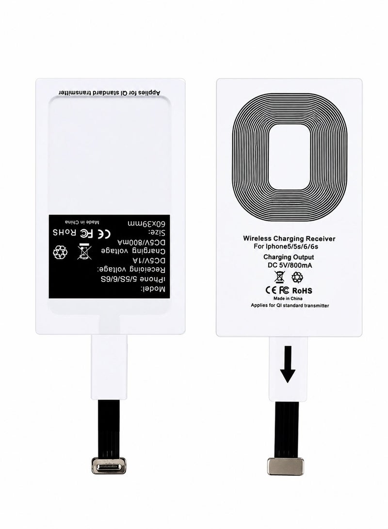 Qi Wireless Charging Receiver Patch for iPhone (Lightning Port) - Image 2