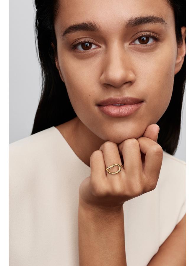 PANDORA Organically Shaped Stone-Set Statement Ring - Image 2