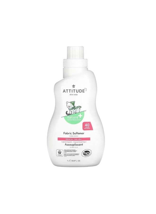 Attitude Little Ones Fabric Softener Unscented 40 Loads 33.8 fl oz  - Image 1