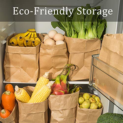 Mintboo Paper Lunch Bags 100 Count 8LB Brown Sack Bulk Strong for Small Business - Image 2