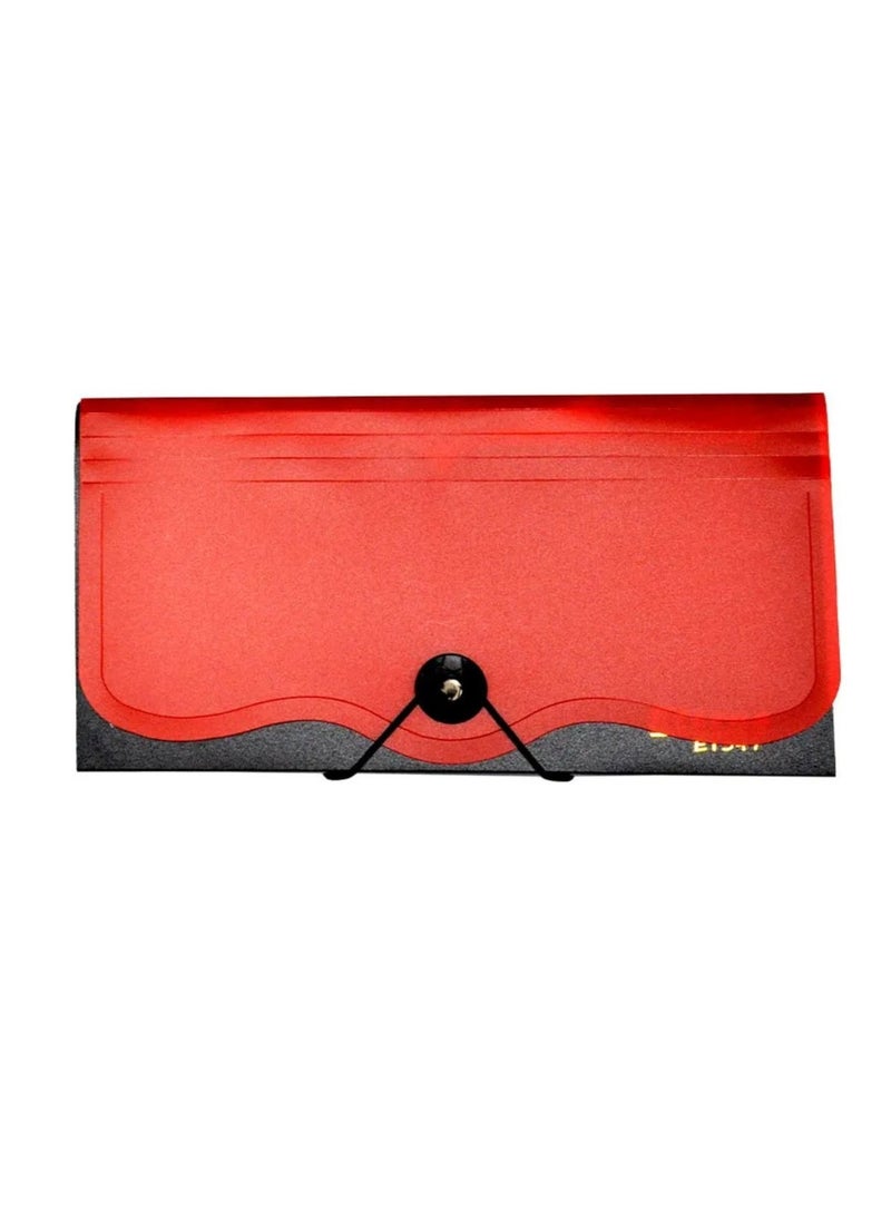 Terabyte Expanding File Holder, A6 PP Accordion Coupon Organizers assoted color with Labels, Waterproof Expandable Receipt Storage Wallet for Home, Office, School, Pockets Receipt Organizer - Image 2