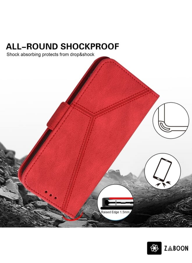 Zaboon - Protective Case For Nokia G21 / G11 Embossing Stripe RFID Leather - Image 1