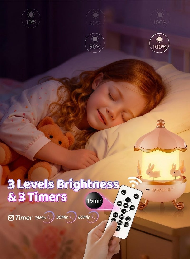 Kids Projection Night Light with Remote Control - 12 Themes & 8 Music Tracks - 3 Brightness Levels & Timer - Best Bedtime Companion Gift for Boys & Girls - Image 4