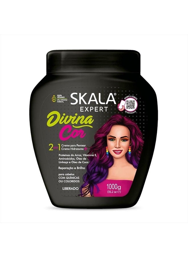 SKALA Expert Divina Cor Expert 2 in 1 Hair Treatment, 2.2 lbs (1 kg) - Image 1