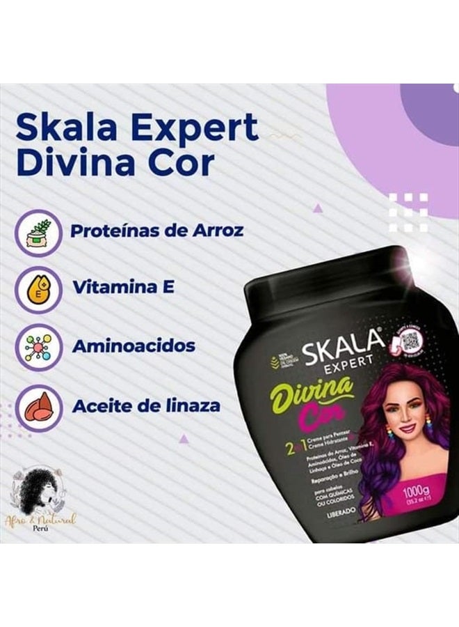 SKALA Expert Divina Cor Expert 2 in 1 Hair Treatment, 2.2 lbs (1 kg) - Image 3