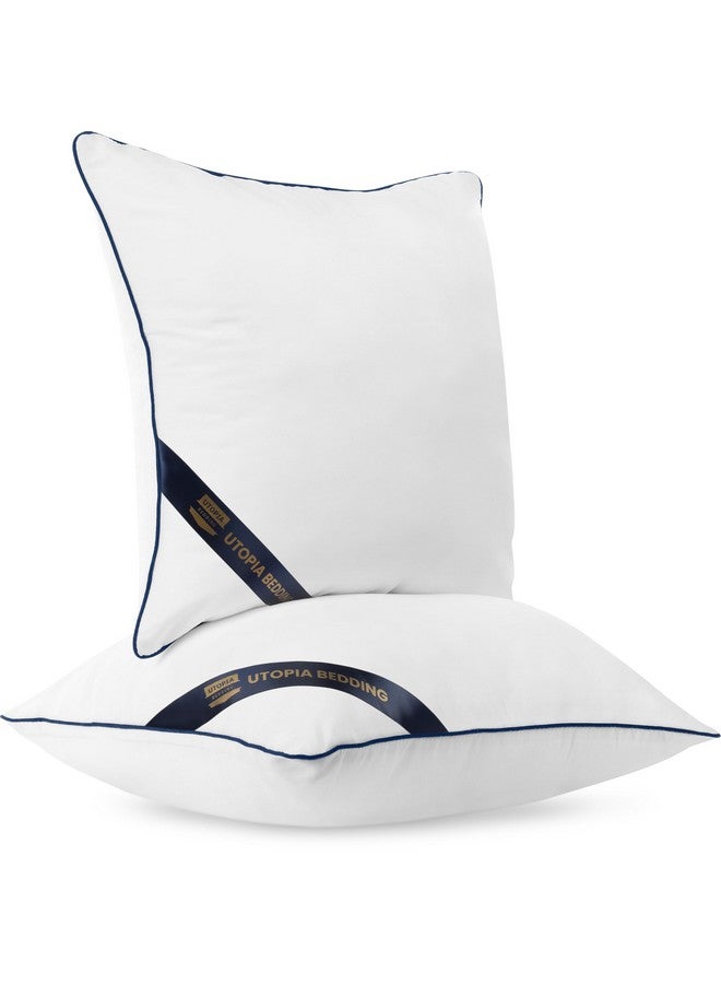 Utopia Bedding Utopia Bedding Throw Pillow Inserts (Pack of 4, White), 18 x 18 Inches Decorative Indoor Pillows for Sofa, Bed, Couch, Cushion Sham Stuffer - Image 4
