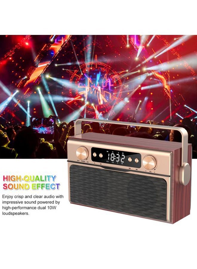 NIBEMINENT X5 Bluetooth MP3 Player V7557G Gold/Brown  - Image 3