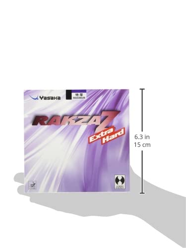 YASAKA مطاط تنس الطاولة ياساكا راكزا زد إكسترا هارد، مطاط بينغ بونغ - أسود ماكس - Image 3