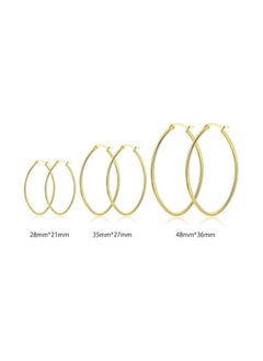 Fayrouz Jewellery Fayruz Jewelry Titanium Steel Geometric Gold Earrings for Men Women Hypoallergenic Huggie Hoop Earrings Set for Cartilage Piercing Suitable for All Occasions  - Image 4