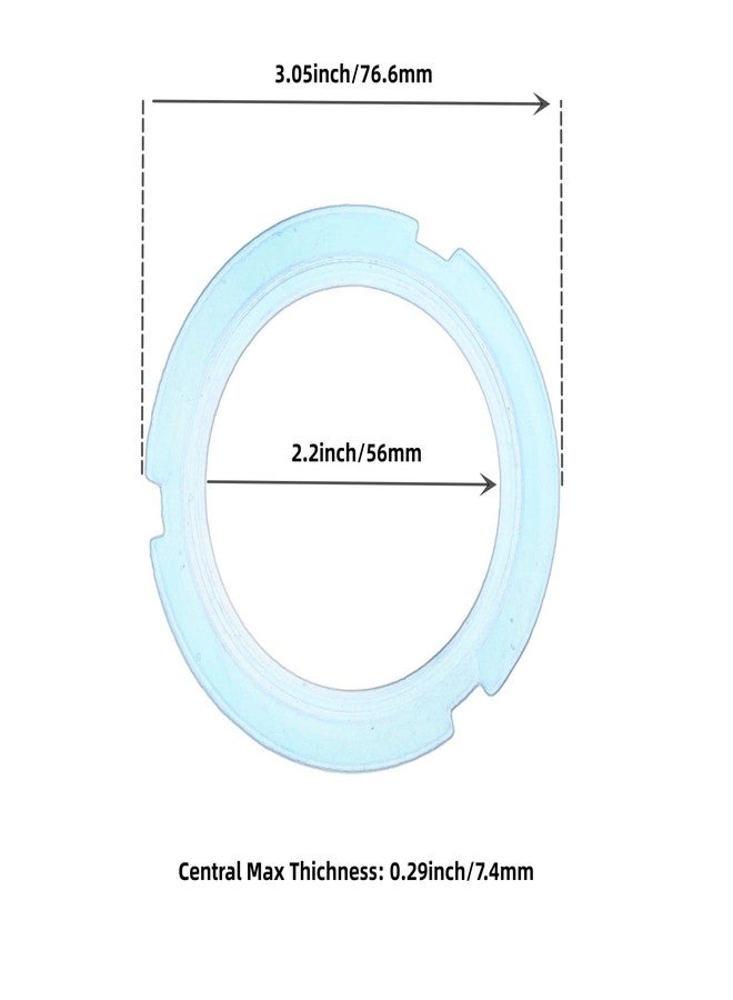 Valman Replacement Gasket for CALPHALON/Breville Barista Max VCF126/BARSETTO/Sunbeam Barista Max 58mm 3 Tips/ears portafilter Coffee espresso Machine Silicone Ring Seal the grouphead - Image 2