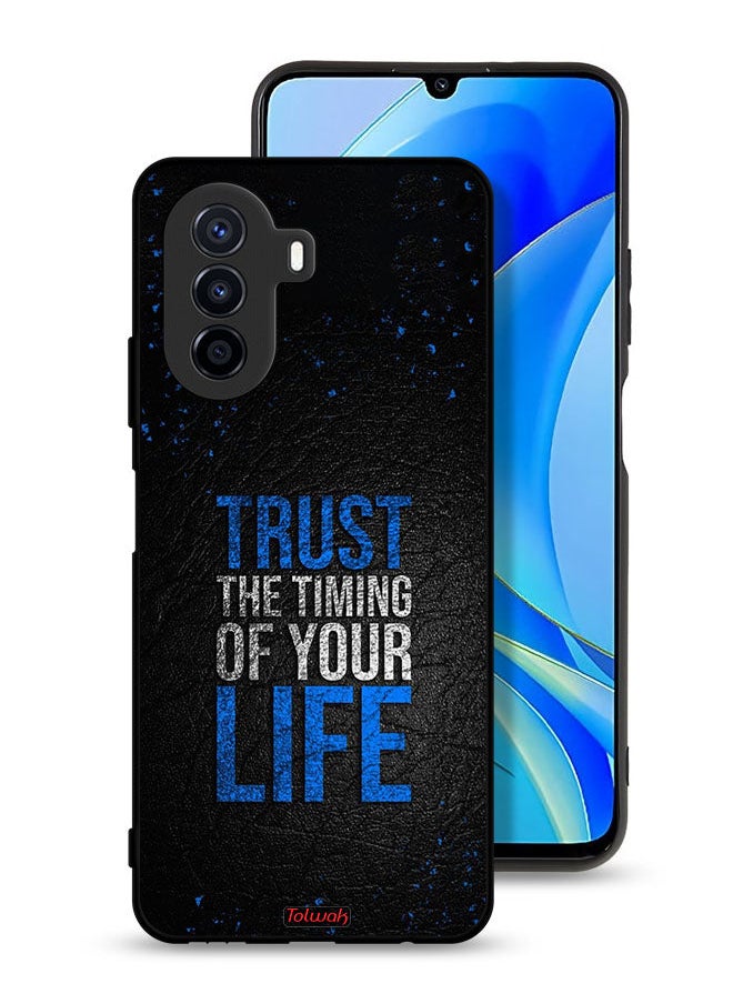 Tolwak Huawei nova Y70 Protective Case Cover Trust The Timing Of Your Life  - Image 1