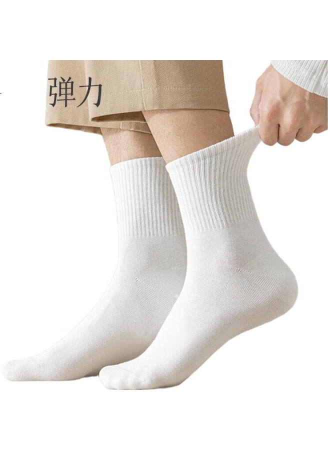 ZJZUE Zhenxing Cotton Socks, 100% Cotton, Men'S Mid-Calf Socks, Spring And Summer, Sweat-Absorbing, Antibacterial, Odor-Resistant, Pure Cotton, Men'S Full Cotton Long Socks - Image 3