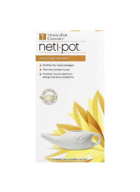 Himalayan Chandra, Porcelain Neti Pot, 1 Pot