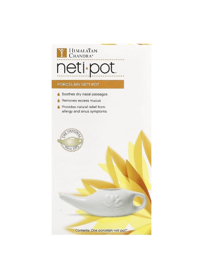 Himalayan Chandra Himalayan Chandra, Porcelain Neti Pot, 1 Pot  - Image 1